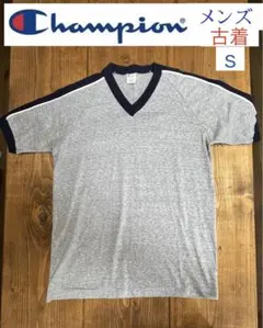 古着　Champion チャンピオン　Tシャツ　メンズ　グレー　コットン50%