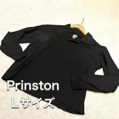 Prinston ブラック Lサイズ 長袖カットソー