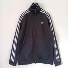 【美品】adidas ベッケンバウアー TT トラックジャケット 黒 (L)