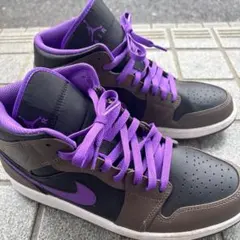ナイキ ハイカットスニーカー ブラウン/パープル