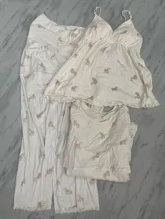 ジェラートピケ♡マタニティパジャマ♡ルームウェア♡パンツ♡キャミソール♡3点