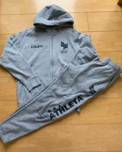アスレタ、スウェットセット　150cm　グレー