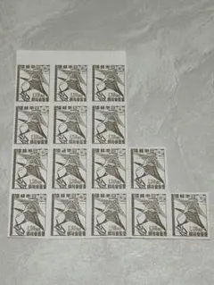銭単位切手 郵便週間記念 昭和24年 月に雁 5面シート 11000円 - メルカリ