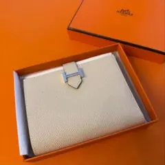 エルメス ベアンコンパクト モーヴシルベストル ワイキキ直営店 新品未 
