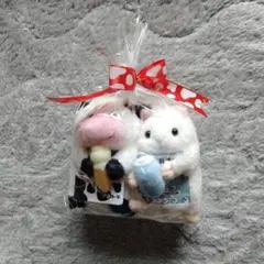 小岩井農場 ソフト牛＆ミルキー羊 ぬいぐるみセット　新品未開封☆
