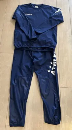 美品　ATHLETA ピステ上下セット 150 ネイビー