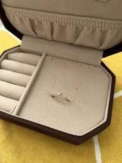 完売　agete アガットクラシック ダイヤピンキーリング