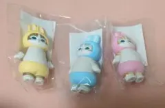 モフサンド うさにゃんフィギュア　3点セット