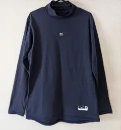 Mizuno ハイネック アンダーシャツ ネイビー