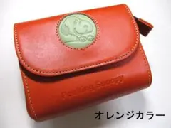 新品 スヌーピー 財布 ポーチ レディース かぶせ ブランド 本革 レトロOR！
