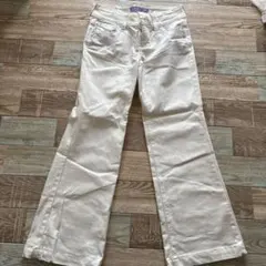 Vienus Jean ホワイトブーツカットデニム