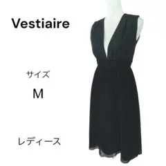 Vestiaire レディース ノースリーブワンピース【M】ブラック