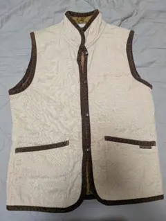 p*n様 LAVENHAM アイボリー キルティングベスト