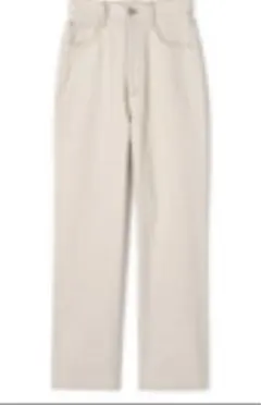 配色ステッチハイウエストストレートパンツ[gm296]