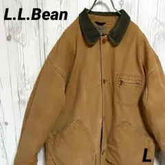 エルエルビーン　ハンティングジャケット　メンズLサイズ　カーキ　ライナー取外可