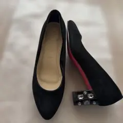 バンカー　靴　23.5 ビジュー付き