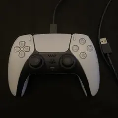 純正 PS5 ワイヤレスコントローラー ホワイト 訳あり品