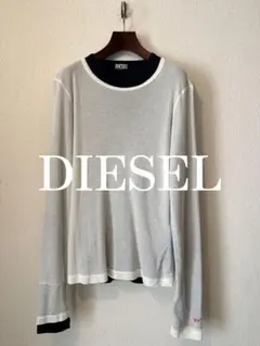 DIESEL D Logo Layered Cut Sew