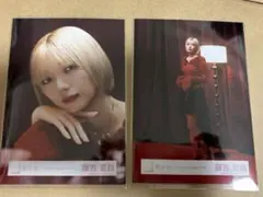 櫻坂46 生写真　Unhappy BD構文 MV衣装　赤　藤吉夏鈴　ヨリ　ヒキ