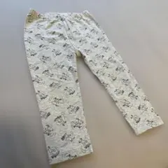 スヌーピー 総柄 パンツ キッズ グレー　スケートボード　ユニクロ　90