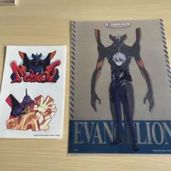 エヴァンゲリオン A4クリアファイル ステッカー