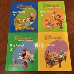【未使用未開封含む】DWE Sing Along! 1-4 CD&ブックス