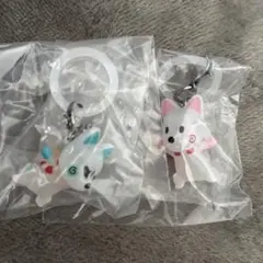 おじゃる丸　めじるしアクセサリー　ガチャ　オコリン坊　ニコリン坊セット