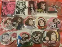僕のヒーローアカデミア マグネット プレート 缶バッジ ラバスト 麗日お茶子