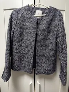 ◎新品未使用◎ROPÉ PICNIC ロペピクニックツイードノーカラージャケット