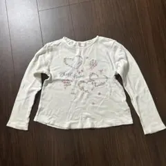 メゾピアノ　白　ロンT 130サイズ