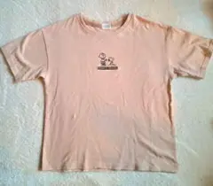 PEANUTS ピーナッツ スヌーピー 半袖 Tシャツ 130cm ベージュ