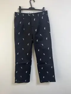WACKO MARIA × Dickies トラウザーワークペイズリー ブラック