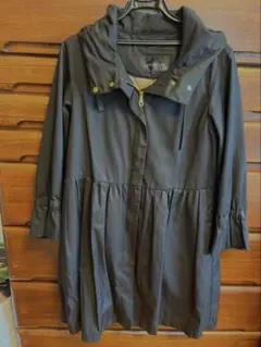 UNIVERSAL MUSE フード付きブラックジャケット(インナー取り外し可)