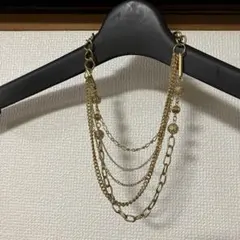 ネックレス 複数チェーン☆