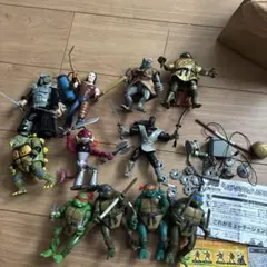 TMNT フィギュア 4体セット バイク付き ミュータントタートルズ - メルカリ