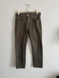 リーバイス502 レギュラーパンツ W28L32 カーキ.オリーブグリーン