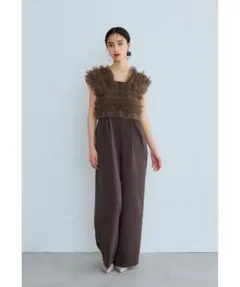 niana チュールベストオールインワンドレス