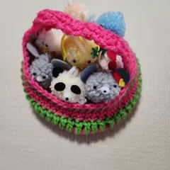 ポンポン動物おもちゃセットハンドメイド