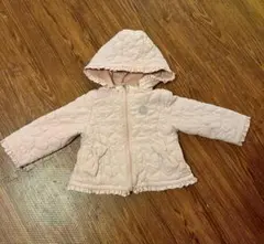 【mezzo piano】 ハートキルトブルゾン コート ピンク 最終価格