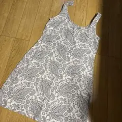 rienda ノースリブミニワンピース ペイズリー柄 ピンク Ｓサイズ