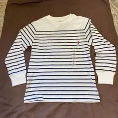 Ralph Lauren ストライプ長袖Tシャツ キッズS（8）140