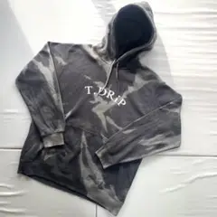 T. DRIP タイダイ パーカー グレー