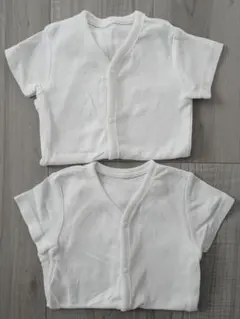✨美品✨ベビー用ロンパース　肌着 半袖　2点セット