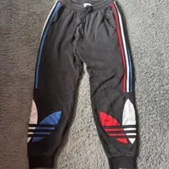 adidas 3ストライプ スウェットパンツ Mサイズ グレー