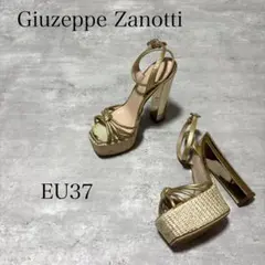 Giuzeppe Zanotti 本革 アンクルストラップ ヒール サンダルのサムネイル