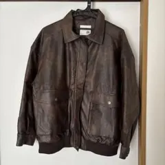 ブラウンレザージャケット