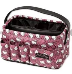 ✨新品未使用✨ キティ　アベイル　収納ケース ピンク　仕切り付き　ヒョウ柄