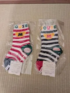 新品　2足　mikihouse　クルーソックス　11〜13cm