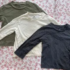 H&M 長袖カットソー 3枚セット (92cm)