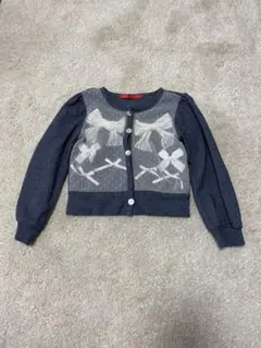 キッズ リボンカーディガン 110